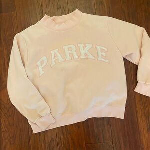 Parke Women's Pink Crew Neck Sweater